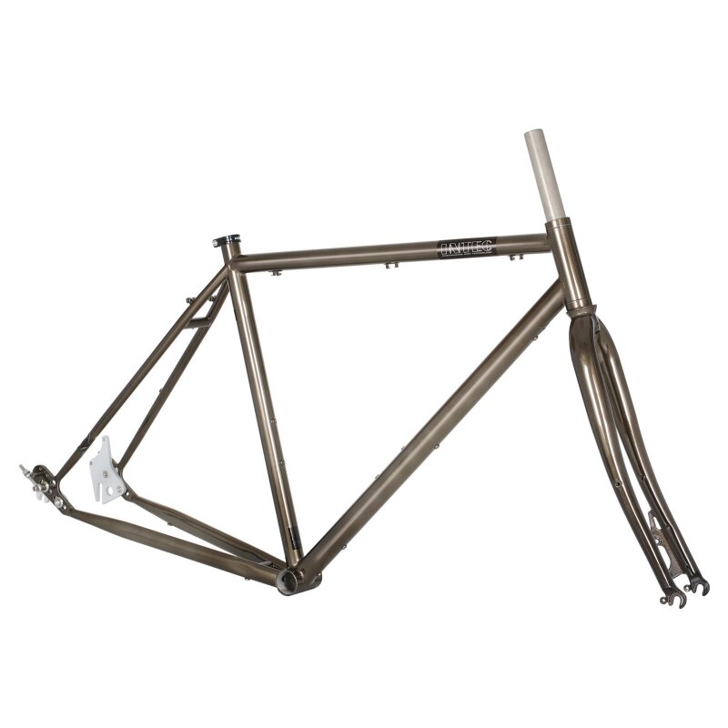 Fahrrad Rahmen EXCENTER Aluminium Rohloff für Tretlager Tandem Steppenwolf frame 